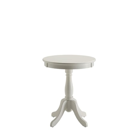 Made-To-Order MDF & Solid Wood Leg Side Table White MA3086699